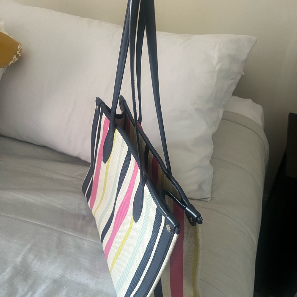 Kate Spade Striped Multicolor Tote Bag - Picture 2 of 8